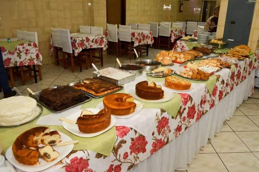 Hotel Novo Tamburi Santa Terezinha do Itaipu Kültér fotó