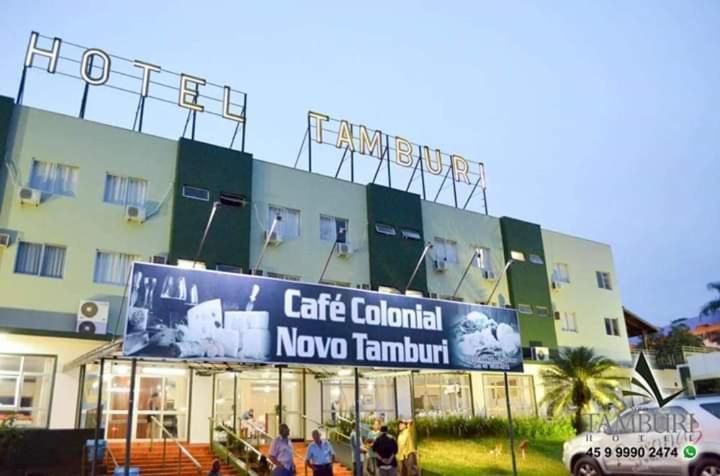 Hotel Novo Tamburi Santa Terezinha do Itaipu Kültér fotó